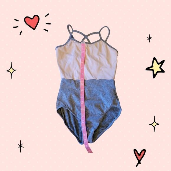 Little Girl's Dance Leotard By So Danca Size 12-14 / 2A - Picture 6 of 8